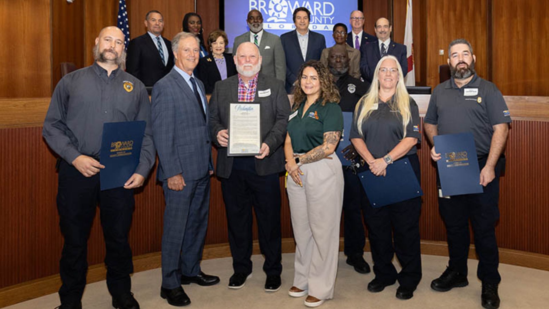 Broward County Commission recognizes animal control officers for their critical public safety role during national appreciation week across the region