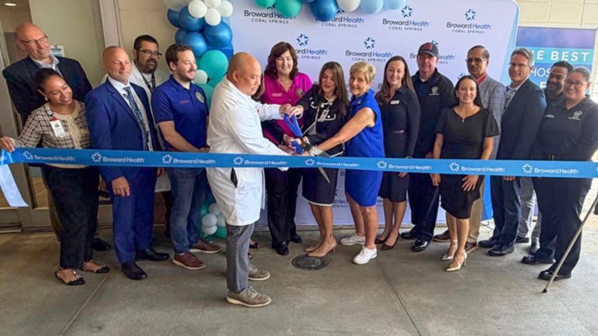Broward Health Coral Springs unveils new advanced CT scanner and renovated EMS breakroom to improve emergency care and support first responders