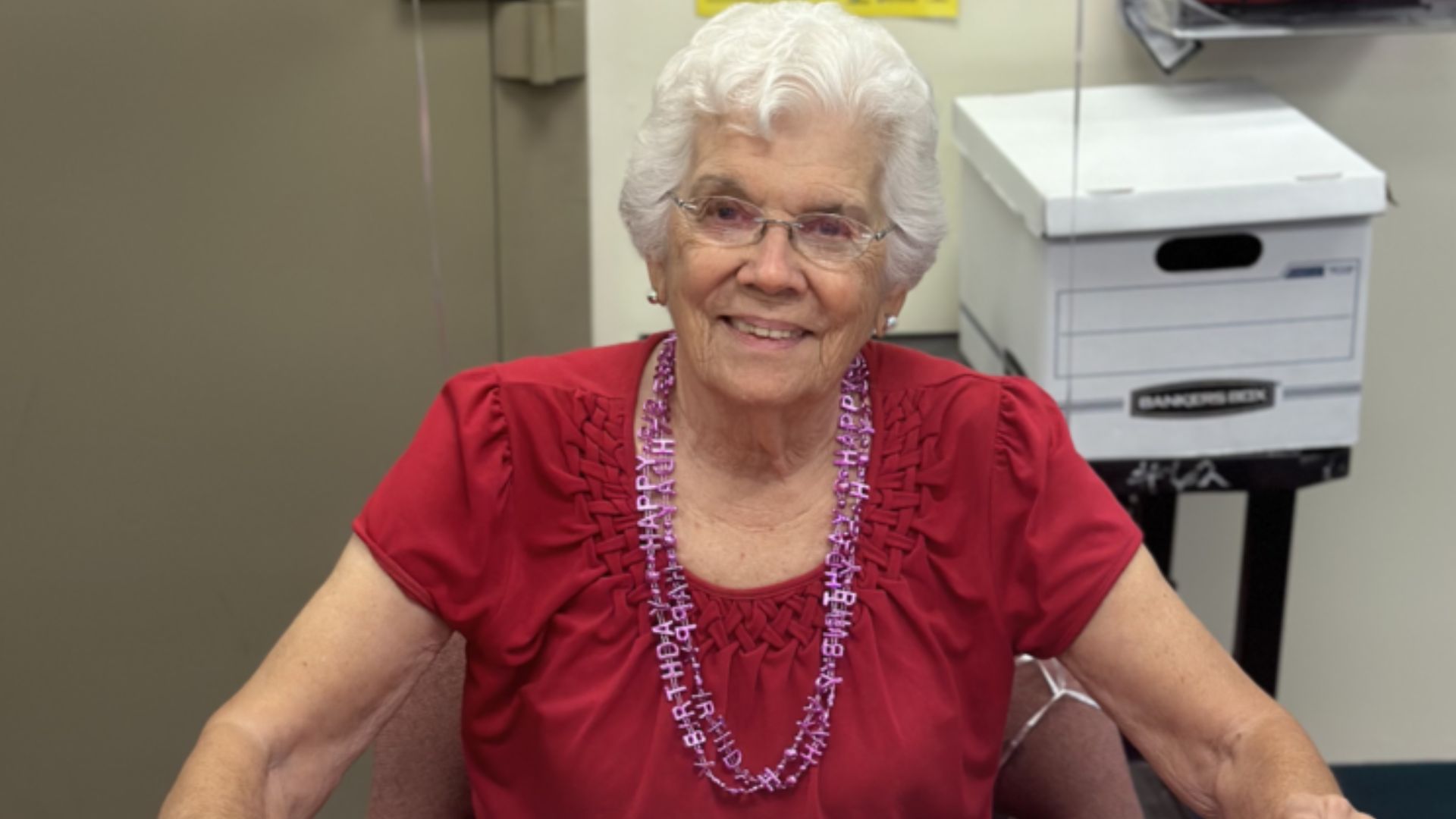 Nearly 95 year old Coral Springs volunteer continues daily service at local elementary school finding purpose and community after 14 years
