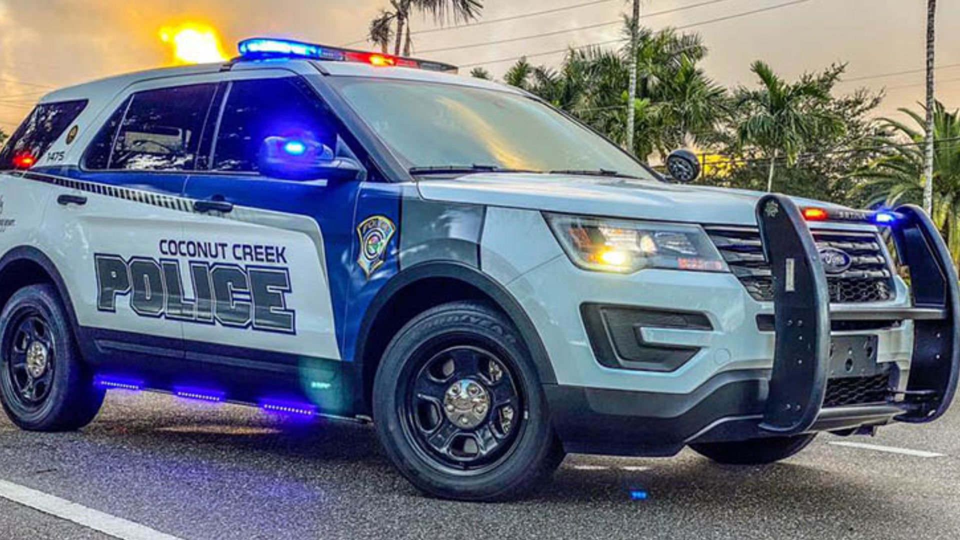 Two Coral Springs residents killed in single-car crash after vehicle leaves Sample Road and strikes pole in Coconut Creek near Tradewinds Park entrance