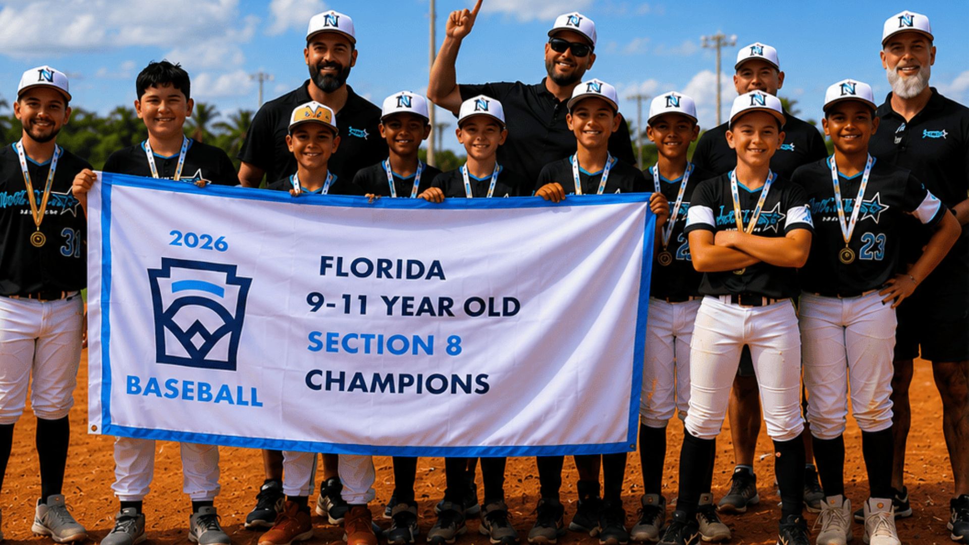 11U team caps historic summer for North Springs Little League with state tournament run and record-breaking postseason success