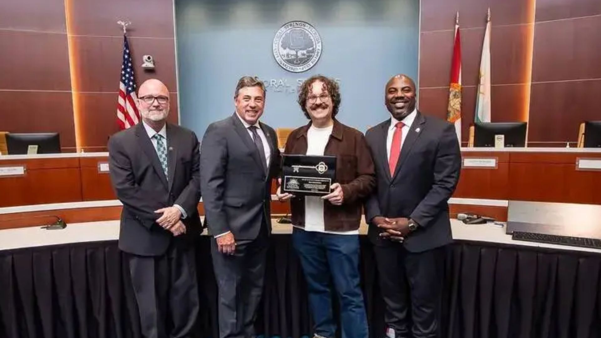 Dan Hernandez returns to Coral Springs to receive Key to the City after successful Hollywood writing career