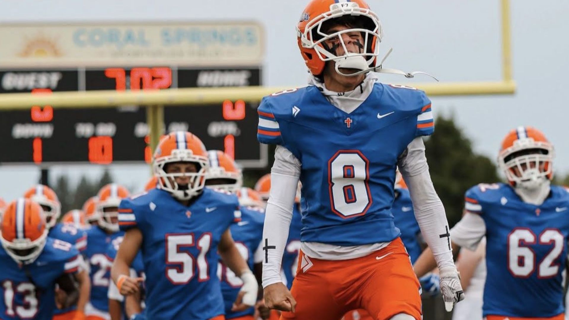 Parkridge Christian High School football team makes history with first win in its inaugural season